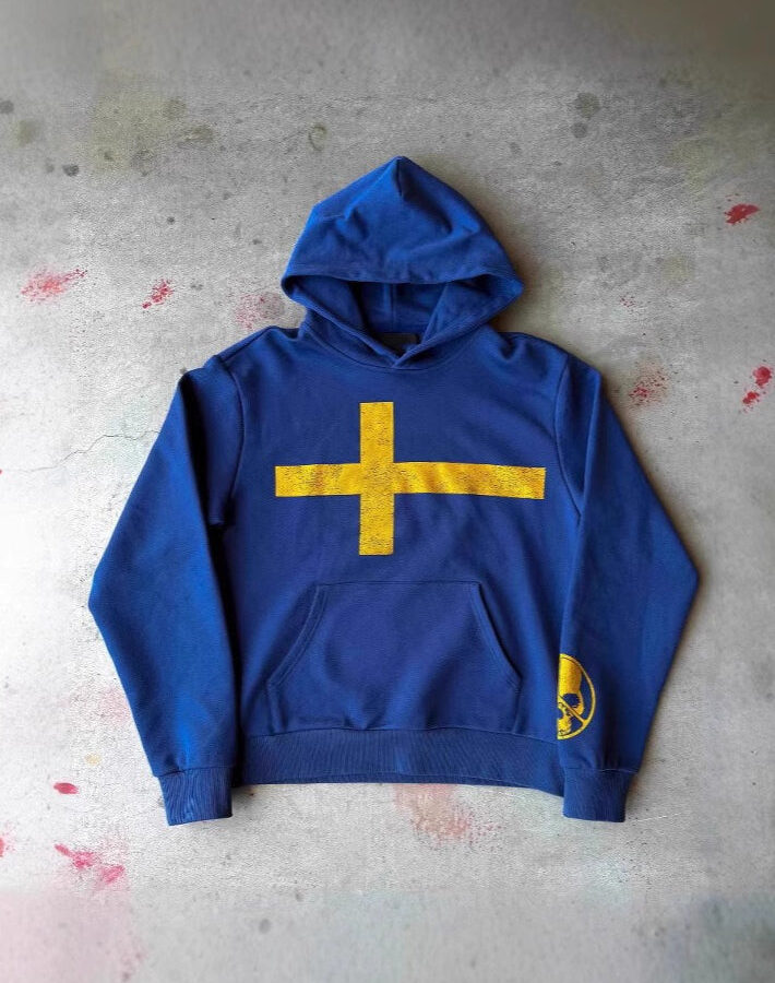 3D Print Retro Trendy Loose Unisex Hooded Pullover Hoodie
